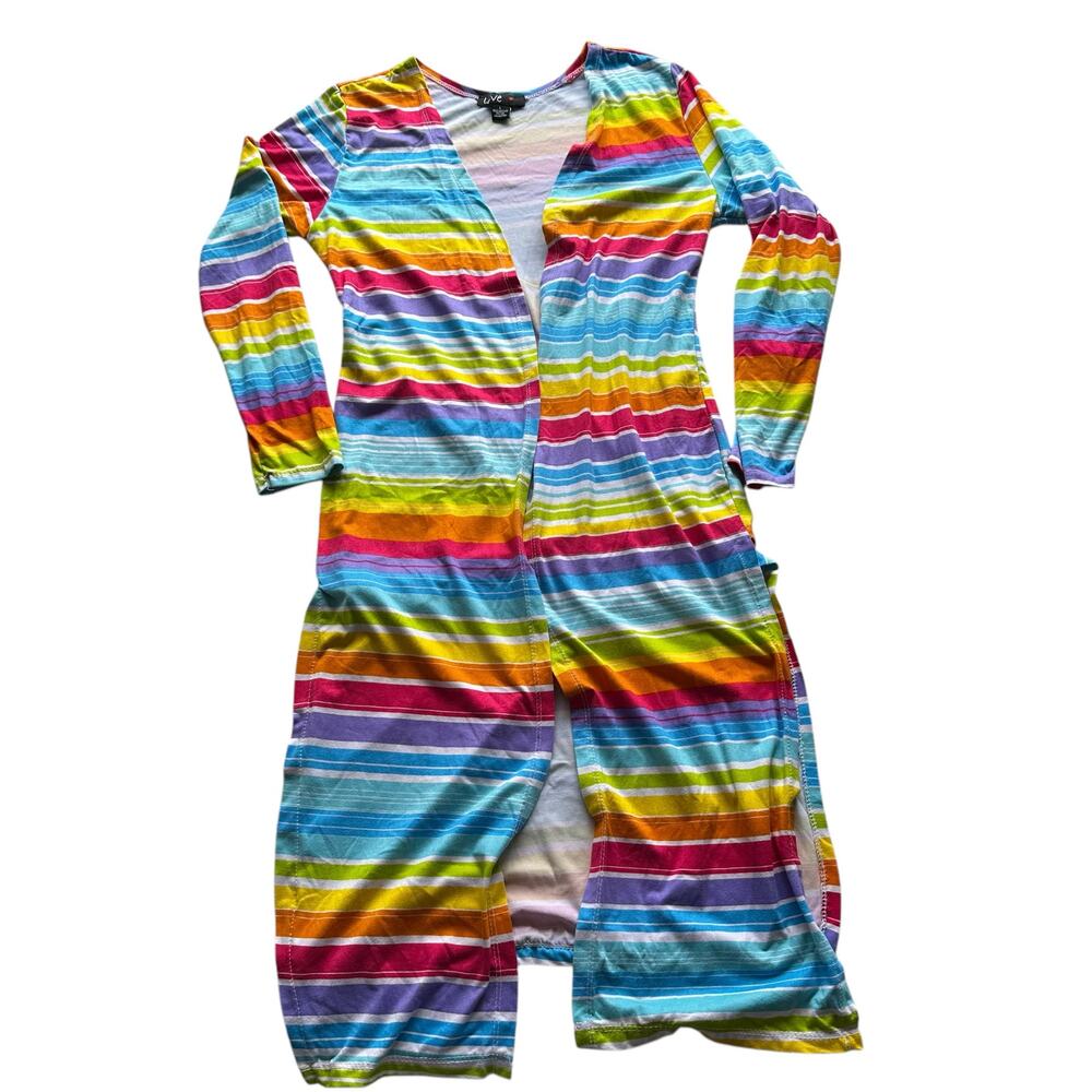 Women’s Rainbow Pride Long Sleeve Kimono Outer Layer